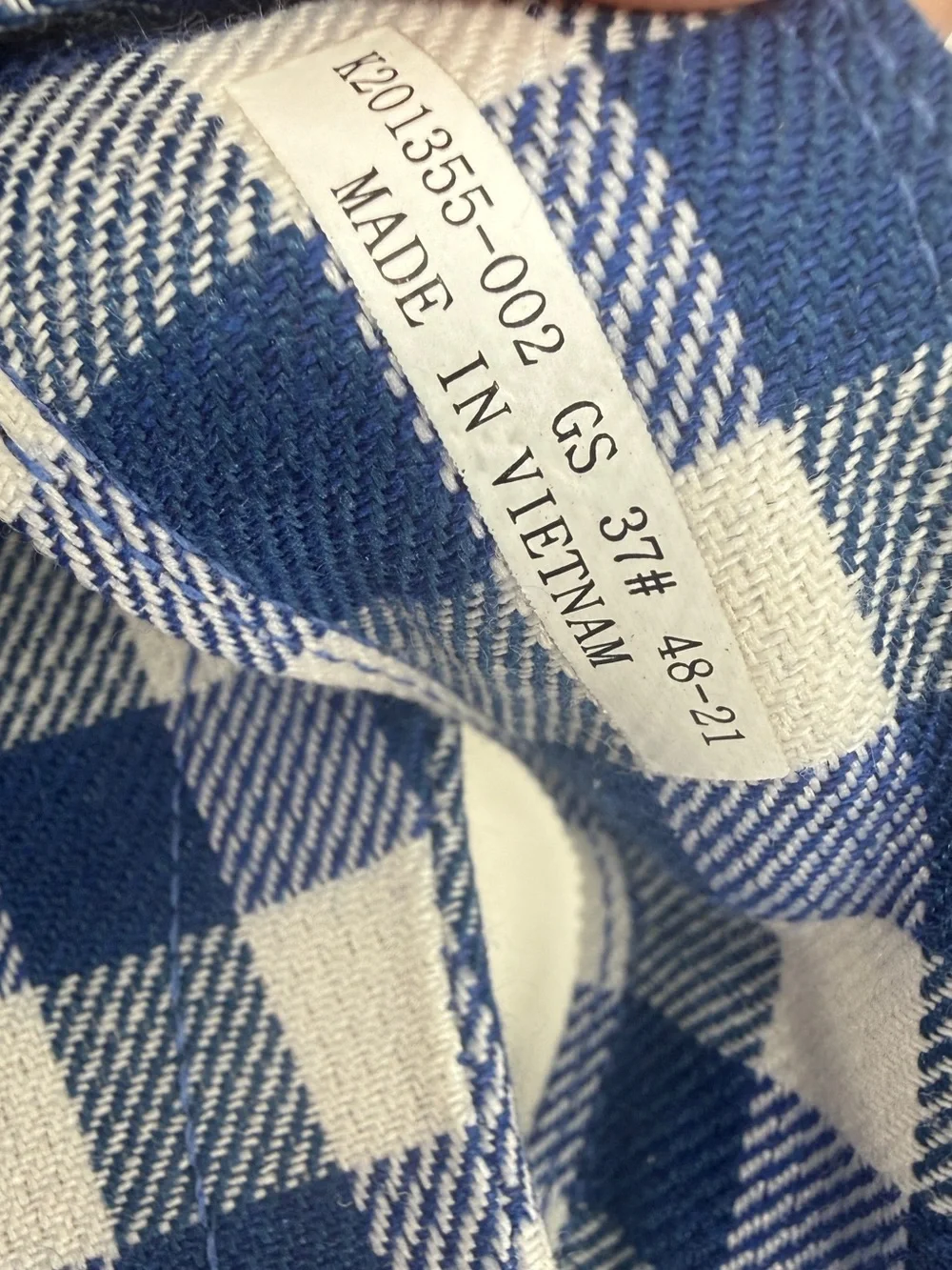 Camper Atonic Navy Gingham Platform Slides Buckle Plaid Sandals EU 37 US7 New - Picture 9 of 16